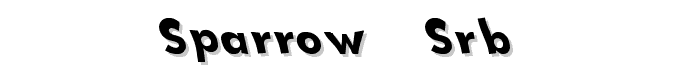 sparrow (sRB) font